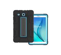 Etui antichoc en silicone avec support pour votre Samsung Galaxy Tab A 8.0 2017 T380 T385 - Noir&Bleu