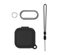 étui antichoc noir pour écouteurs EchoBuds 3e génération, housse anti-poussière lavable.