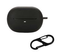 étui antichoc noir pour écouteurs QCY ArcBuds HT07, housse anti-poussière lavable.