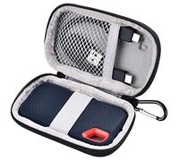 Etui Antichoc Portable pour SSD Portable Extreme SSD USB SSD 250 Go / 500 Go / 1T / 2T USB 3.0 (Noir)