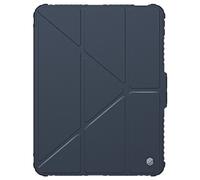 Étui Antichoc pour iPad Pro 11 2024 Clapet Support Multi angles Nillkin Bleu Nuit
