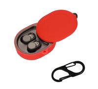 étui antichoc rouge pour casque Devialet Gemini, coque douce et lavable pour le bo?tier.