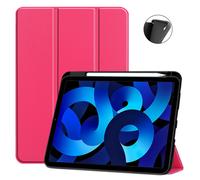 Etui nouvel Apple iPad 10,9 pouces 2022 4G/5G / Apple iPad 11 A16 2025 Smartcover pliable rose avec stand - Housse coque de protection New Apple iPad 10eme generation 10.9 / iPad 11eme generation - Ac