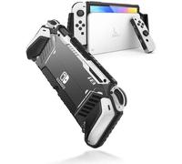 Étui Armorbox I-Blason Pour Nintendo Switch Oled 2021. Housse De Protection Robuste Et Acoplable. Compatible Avec Nintendo Switch Oled--Blanc