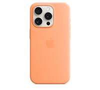 Étui Arrière Apple iPhone 15 Pro Silicone Pro Officiel Orange Sorbet