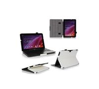 Etui ASUS Transformer Pad TF103C 10 pouces blanc Ultra Slim Cuir Style avec multis stand - Housse luxe coque de protection ASUS Transformer Pad TF103C blanche - Accessoires pochette XEPTIO : Exceptional case ! Blanc