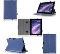 Etui ASUS Transformer Pad TF103C 10 pouces bleu Ultra Slim Cuir Style avec multis stand - Housse luxe coque de protection ASUS Transformer Pad TF103C bleue - Accessoires pochette XEPTIO : Exceptional