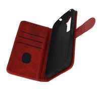 Étui Asus Zenfone 10 et Zenfone 9 Portefeuille Support Vidéo Rouge