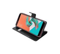 ebestStar - Coque Compatible avec ASUS Zenfone 5 Lite ZC600KL Etui PU Cuir Housse Portefeuille Porte-Cartes Support Stand, Noir [Appareil: 160.6 x 76.2 x 7.8mm, 6.0'']