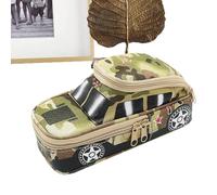 Étui au crayon de voiture cool pour garçons filles - sac à crayon à poche avec fermeture à glissière de verrouillage de mot de passe, pochette de papeterie créative organisateur portable - Big crasyon