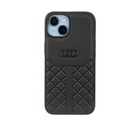 Etui Audi en cuir véritable, noir - iPhone 14