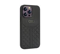 Etui Audi en cuir véritable, noir - iPhone 14 Pro Max