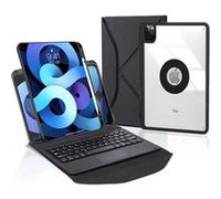 Etui avec clavier Bluetooth AZERTY pour Apple iPad 10,9 2022 / iPad 11 2025 A16 - Housse coque rotative de protection avec Keyboard Apple iPad 10eme generation 10.9 / 11eme generation 11 pouces - Acce