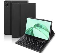 Étui avec clavier Bluetooth pour Honor Pad X8a 11" 2024 - Italien QWERTY, Design Ultrafin avec couverture complète, clavier amovible et protection antichoc pour Honor Pad X9 11.5" 2025 - Noir