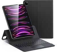 Étui avec clavier ESR 6B017 pour iPad Pro 12,9 pouces, noir, disposition allemande QWERTZ