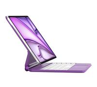Étui avec clavier magique pour iPad Air 11" M2 2024, iPad Pro 11 4e/3e/2e/1ère génération, étui avec clavier magnétique multi-touch, support flottant, clavier rétroéclairé arc-en-ciel pour iPad Air 5e