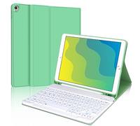 Étui avec clavier pour iPad 9e/8e/7e génération 10,2", magnétique amovible, sans fil, support de clavier 3, étui de protection complet avec porte-crayon pour iPad Pro 10,5"/iPad Air 3e génération