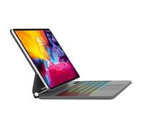Étui avec clavier pour iPad Air 11" (M2) 2024 - Clavier magique pour iPad Pro 11 4e/3e/2e/1ère génération - Couleurs arc-en-ciel rétroéclairé - Pavé tactile multi-touch - Étui clavier à fermoir