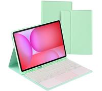 Étui avec clavier pour Samsung Galaxy Tab S10 FE+ (13,1") SM-X620 | SM-X626B, étui folio avec clavier Bluetooth sans fil | clavier rétroéclairé | souris tactile
