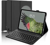 Étui avec clavier pour tablette Google Pixel 11" 2024/2023, clavier Bluetooth sans fil magnétique amovible, étui intelligent fin avec porte-crayon, étui pour tablette Pixel, prise en charge de la