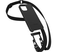 Etui avec cordon WOODCESSORIES iPhone 14 Plus Tour de cou noir