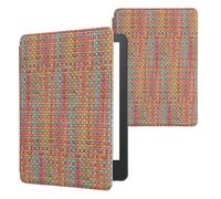kwmobile Étui liseuse Compatible avec Amazon Kindle Paperwhite 11. Generation 2021 - Étui à Rabat magnétique Protection en PVC - Jaune-Rouge-Vert