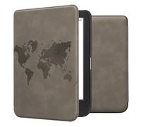 kwmobileÉtui Compatible avec Kobo Clara BW/Colour Coque - Étui à Rabat magnétique tabletteeReader Similicuir - Gris