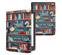 kwmobile Étui Compatible avec Pocketbook InkPad 4 / Color 3 / Color 2 Coque - Étui à Rabat magnétique Tablette eReader Similicuir - Multicolore
