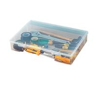 Étui avec séparateurs optionnels pour garder les vis, les boulons bien triés, boîte de rangement compacte idéale