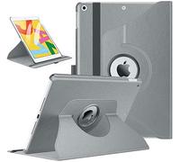 Étui avec support rotatif à 360° pour Apple iPad Air 1 Air 2 iPad 9.7 2017/2018 5ème et 6ème génération (gris)