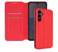 Etui pour Samsung Galaxy A16 Clapet Porte-cartes et Support Vidéo Rouge