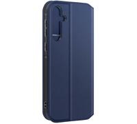 Etui pour Samsung Galaxy A55 5G Clapet Porte-cartes et Support Vidéo Bleu nuit