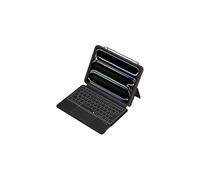 Mean Well Housse Folio Quick Note M4-2024 pour iPad Pro 11" Clavier Azerty Gris