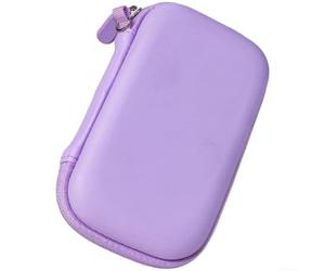 Étui bancaire en EVA pour Baseus Romoss, organiseur de rangement portable avec poche en maille, sac de protection antichoc (violet)
