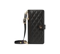 Etui Bandoulière pour Galaxy S26 Ultra avec Pochette Zippée et Support Vidéo Noir