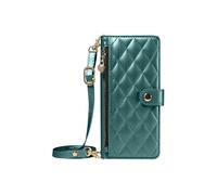 Etui Bandoulière pour Galaxy S26 Ultra avec Pochette Zippée et Support Vidéo Vert