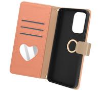 Étui Bandoulière pour Xiaomi Redmi 13C Portefeuille Pochette Zippée Abricot