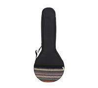 Étui Banjo Sac Banjo noir à 4 cordes, accessoires for instruments de musique, fourre-tout Style folklorique, sac dos en coton, mallette rangement for