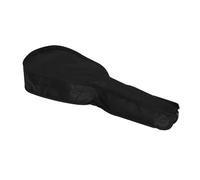 Étui Banjo Sac for ukulélé de style ethnique 21 pouces - Double bandoulière, étui rembourré imperméable, sac for à motif vibrant(Black B)