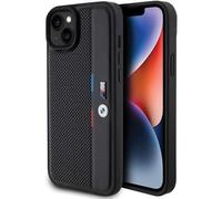 Étui basique - CG MOBILE - BMW BMHCP15M23PUPVK - Coque rigide - Tricolore perforée - iPhone 15/14 Plus