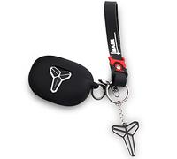 Étui Beats Studio Buds avec porte-clés de poupée, Suublg en silicone souple avec coque de chargement Beats - Coque intégrale anti-perte - Kit d'accessoires de protection compatible avec écouteurs sans fil