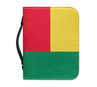Étui Bible Grande Capacité Motif Drapeau National Du Bénin Pour Hommes Et Femmes En Pu Résistant Avec Fermeture Éclair Accessoires Pour L'Étude Biblique