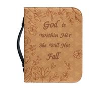 Étui Bible Housse Bible pour Femme - Housse de Protection Bible avec Poignée, Étui de Protection de Livre avec Poignée | Étui de Manuel en Cuir PU Portable Croyant, Couverture de la Bible