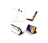 Etui blanc Slim Cuir Style avec stand - Housse Folio Flip Cover coque de protection anti choc - Accessoires pochette : Exceptional case . pour Asus