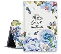 Étui bleu bible pour Samsung Galaxy Tab A7 Lite 8,7" modèle 2021 (SM-T220/T225/T227), étui en cuir PU avec plusieurs angles de vue et support pliable pour Galaxy Tab A7 2020