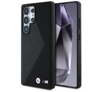 Étui BMW Leather Oversized Stripes MagSafe pour Samsung Galaxy S25 Ultra noir