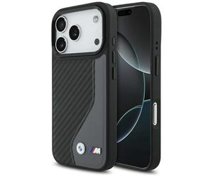 Etui BMW M Carbon Logo MagSafe do iPhone 17 Pro antracyt