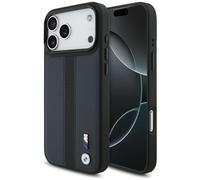 Étui BMW M Perforated Stripe MagSafe pour iPhone 17 Pro Max, bleu marine