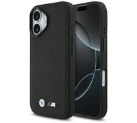 Etui BMW M Quilted Logo MagSafe do iPhone 17 czarny