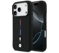Etui BMW M Silicon Tricolor Line MagSafe do iPhone 17 Pro czarny